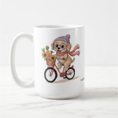 Custom Name Dog Lover Gift | Whimsical Puppy Coffe Koffiemok (Links)