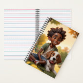 Custom Name Dog Pal  Notitieboek (Binnen)