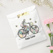 Custom Name Easter Bicycle Design Bedankzakje (Gezegeld)