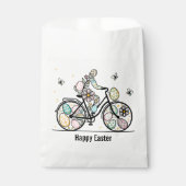 Custom Name Easter Bicycle Design Bedankzakje (Voorkant)