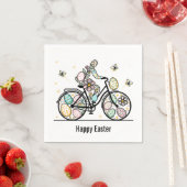 Custom Name Easter Bicycle Design Servet (Insitu)