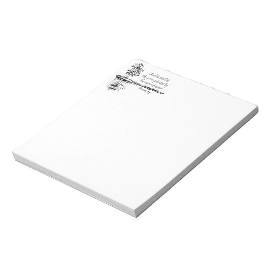 Custom Name Encouraging Scripture Psalm 1:3 Notitieblok (Linkerzijde)