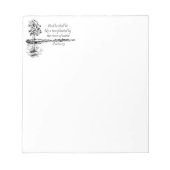 Custom Name Encouraging Scripture Psalm 1:3 Notitieblok (Voorkant)