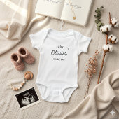 Custom Name & Expected Month Romper