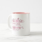 Custom Name Finance CFO-controller Tweekleurige Koffiemok (Voorkant links)