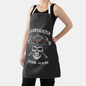 Custom Name Firefighter Wife Apron Schort (Insitu)
