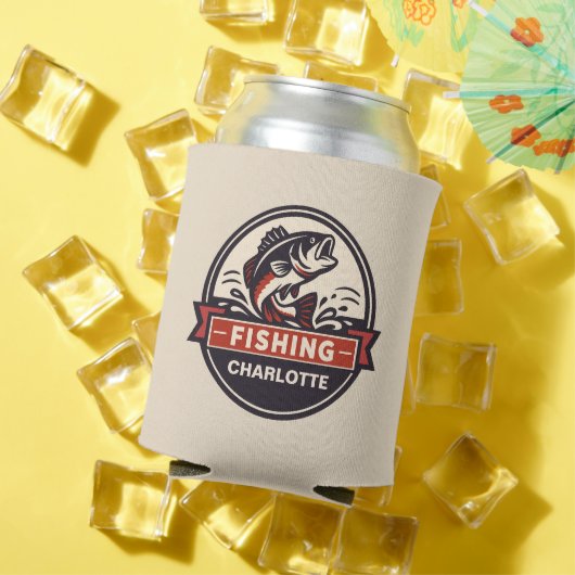 Custom Name Fishing Blikjeskoeler (Insitu Zomer)