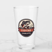 Custom Name Fishing Glas (Voorkant)
