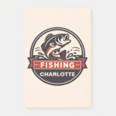 Custom Name Fishing Post-it® Notes (Voorkant)