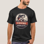 Custom Name Fishing T-shirt (Voorkant)