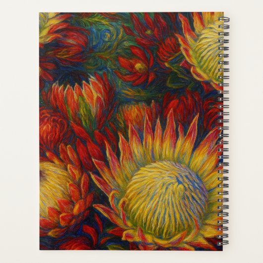 Custom Name  Floral Planner (Achterkant)