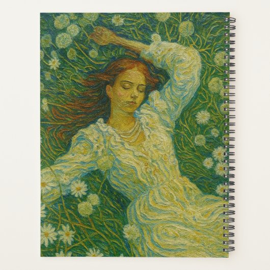 Custom Name  Floral Planner (Achterkant)