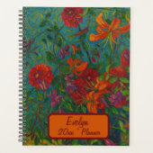 Custom Name  Floral Planner (Voorkant)