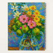 Custom Name Floral Planner (Achterkant)