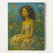 Custom Name  Floral Planner (Achterkant)