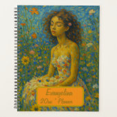 Custom Name  Floral Planner (Voorkant)