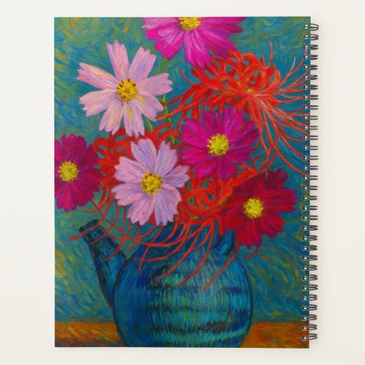 Custom Name  Floral Planner (Achterkant)