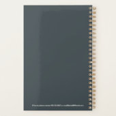 Custom Name Fun Cool Teacher Goose Planner (Achterkant)