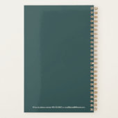 Custom Name Fun Cool Teacher Goose Planner (Achterkant)