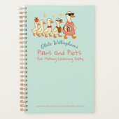 Custom Name Fun Cool Teacher Goose Planner (Voorkant)