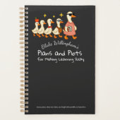 Custom Name Fun Cool Teacher Goose Planner (Voorkant)