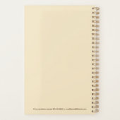 Custom Name Fun Cool Teacher Goose Planner (Achterkant)