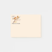 Custom Name Fun Sparrow Bird Nature Art Post-it® Notes (Voorkant)