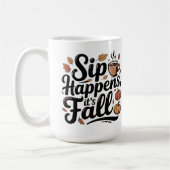 Custom name funny fall saying Mug Koffiemok (Links)