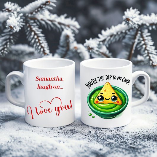 Custom Name Funny Food Mug Sweet Valentine Gift Koffiemok
