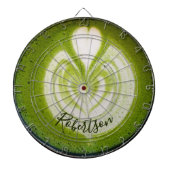 Custom Name Funny Matcha Latte Lover Green Tea Dartbord (Voorkant)