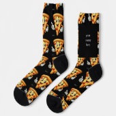 Custom Name Funny Pizza Socks – Personalized Gift" Sokken (Links)