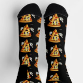 Custom Name Funny Pizza Socks – Personalized Gift" Sokken (Top)