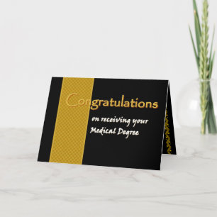 CUSTOM NAME Gefeliciteerd Medical Degree V02 Kaart