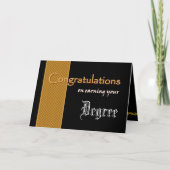 CUSTOM NAME Gefeliciteerd met het behalen van je d Kaart (Voorkant)