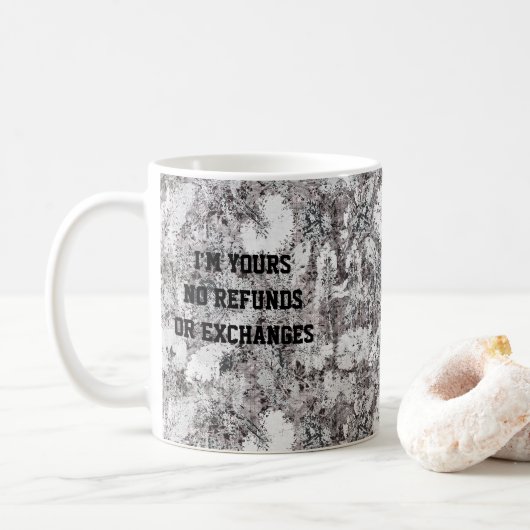 Custom Name Gift voor hem of haar Koffiemok (Met donut)
