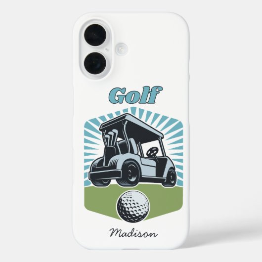 Custom Name Golf is het leven Case-Mate iPhone Case (Achterkant)