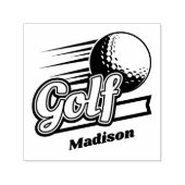 Custom Name Golf Zelfinktende Stempel (Design)
