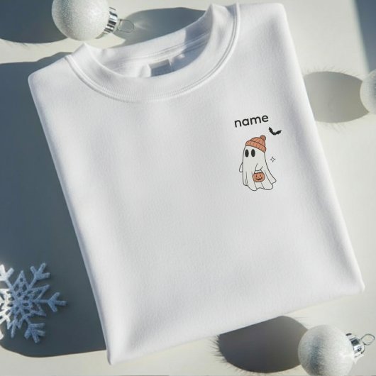 Custom Name Halloween Ghost | Personalized Spooky Trui