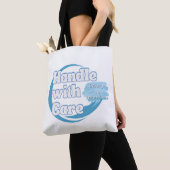 Custom Name “Handle With Care”  Tote Bag (Dichtbij)