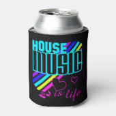 Custom Name House Music Blikjeskoeler (Blikje Voorkant)