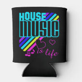 Custom Name House Music Blikjeskoeler (Achterkant)