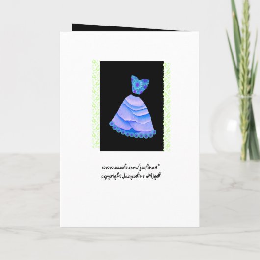 CUSTOM NAME Junior Bruidsmeisje Nodig BLAUWE JURK (Achterkant)