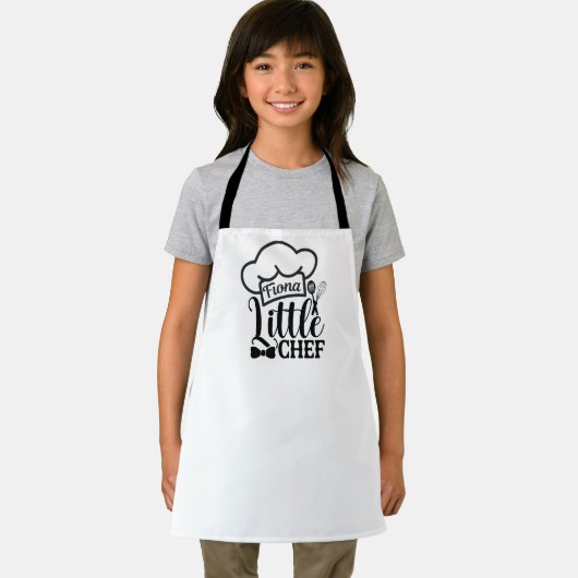 Custom name Kids apron Schort (Insitu)
