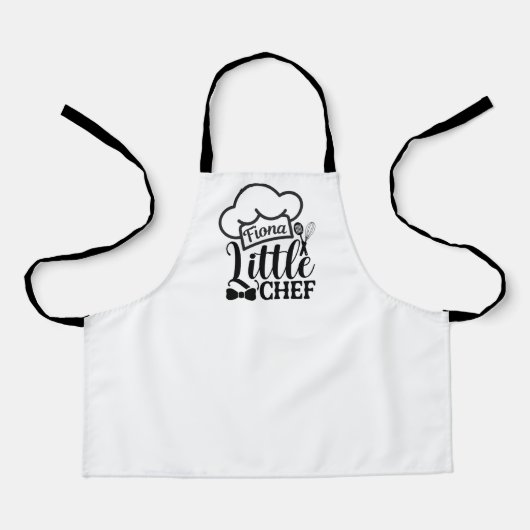 Custom name Kids apron  Schort (Voorkant)