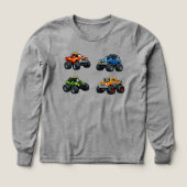 Custom Name Kids Monster Truck (Voorkant)