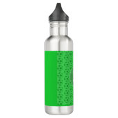 Custom Name Kids Soccer Ball Green Waterfles (Links)