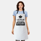 Custom Name Kitchen Chef Design Apron Schort (Gedragen)