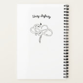 Custom Name Kittens and Yarn Notitieboek (Achterkant)