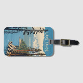 Custom Name Lake Tahoe Bagagelabel (Voorkant (horizontaal))
