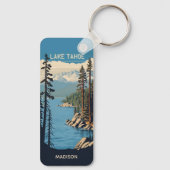 Custom Name Lake Tahoe Sleutelhanger (Achterkant)